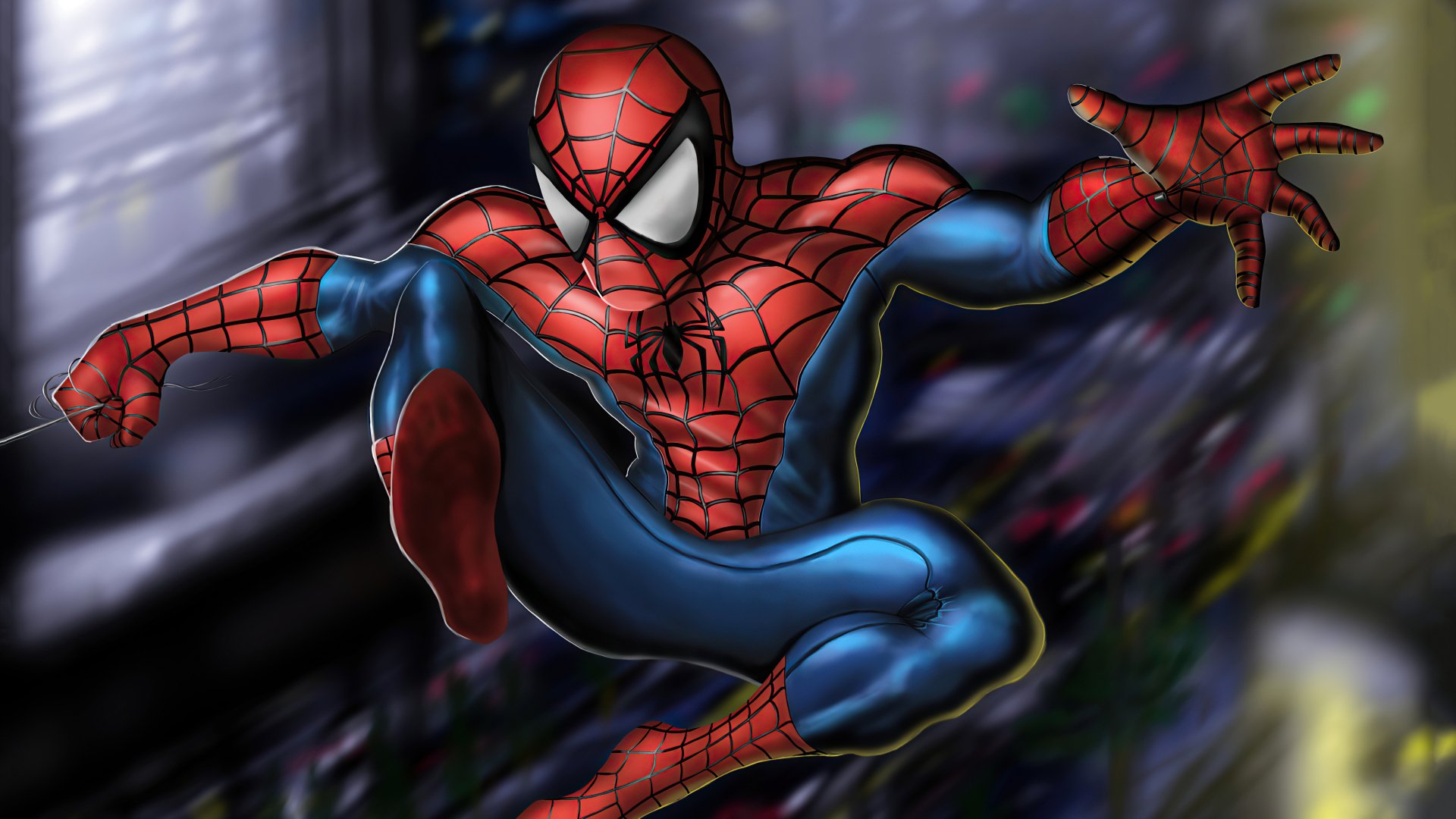 Download Comic Spider Man HD Wallpaper by Allan Vanyes