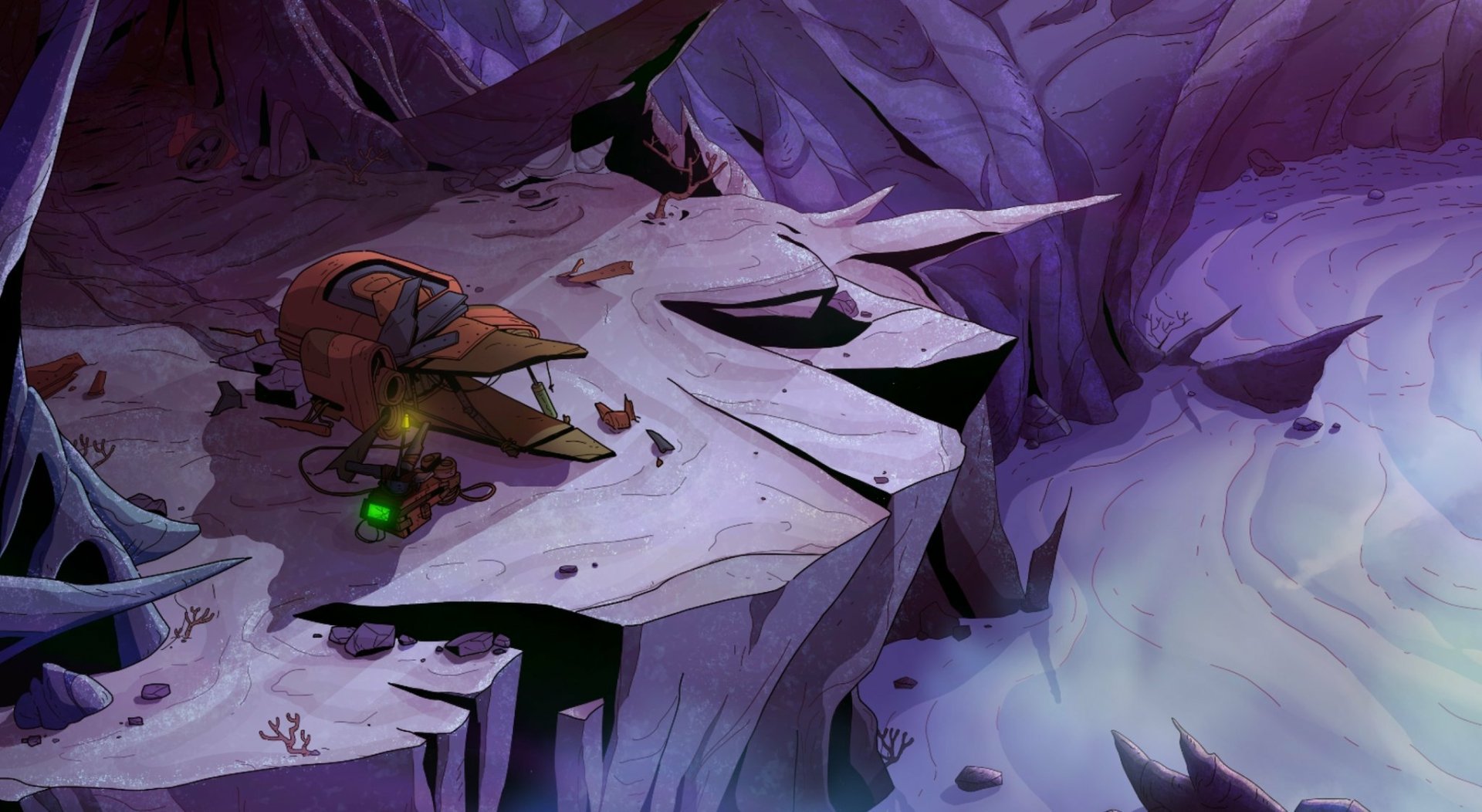 Download Concept Art TV Show Final Space HD Wallpaper by devinator200