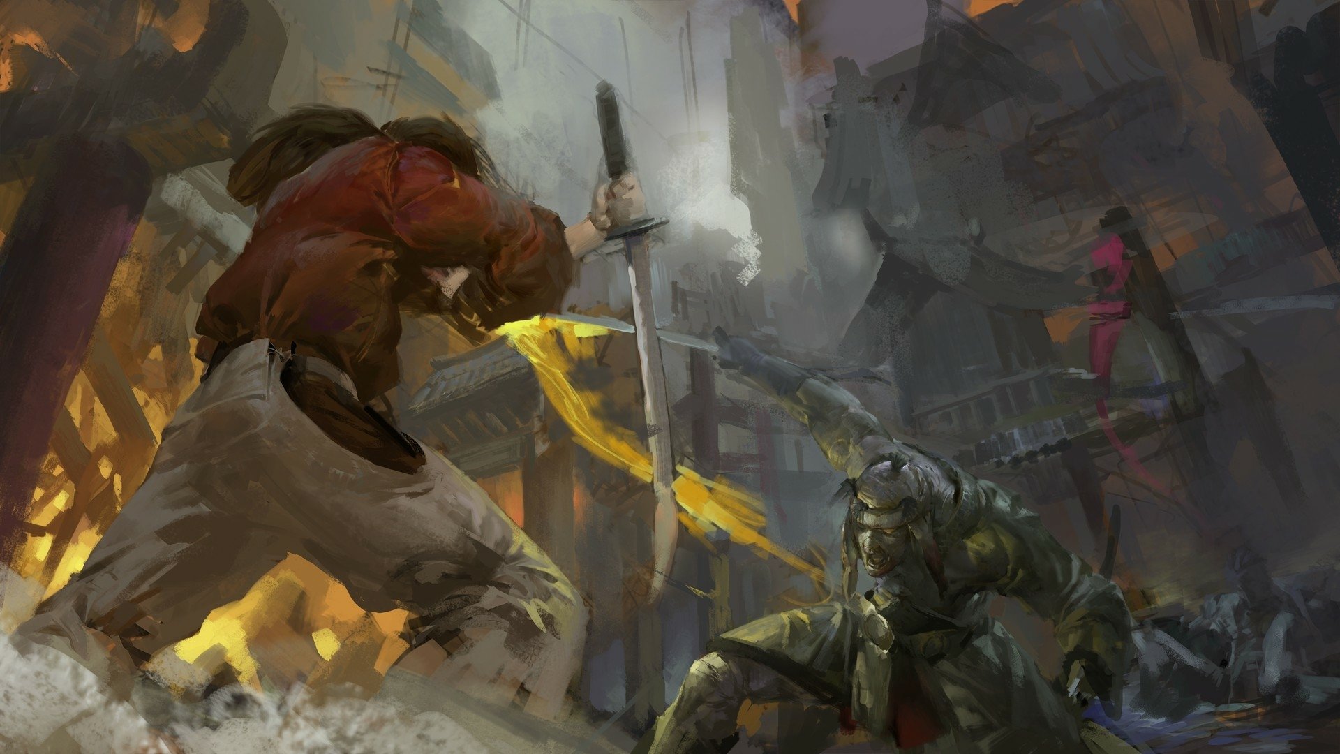 Download Kenshin Himura Anime Rurouni Kenshin HD Wallpaper by San TEZ