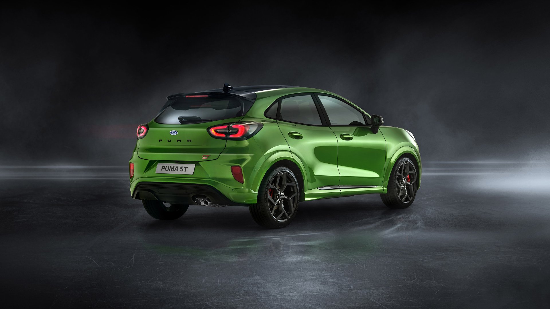 Download Compact Car SUV Green Car Car Ford Vehicle Ford Puma ST 4k Ultra HD Wallpaper