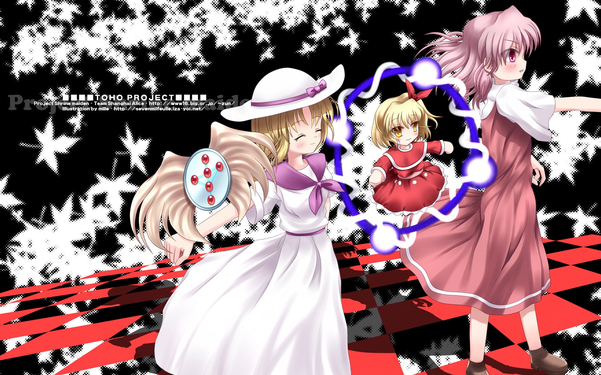 Download Wayousei (Toyhou) Sara (Touhou) Louise (Touhou) Anime Touhou HD  Wallpaper