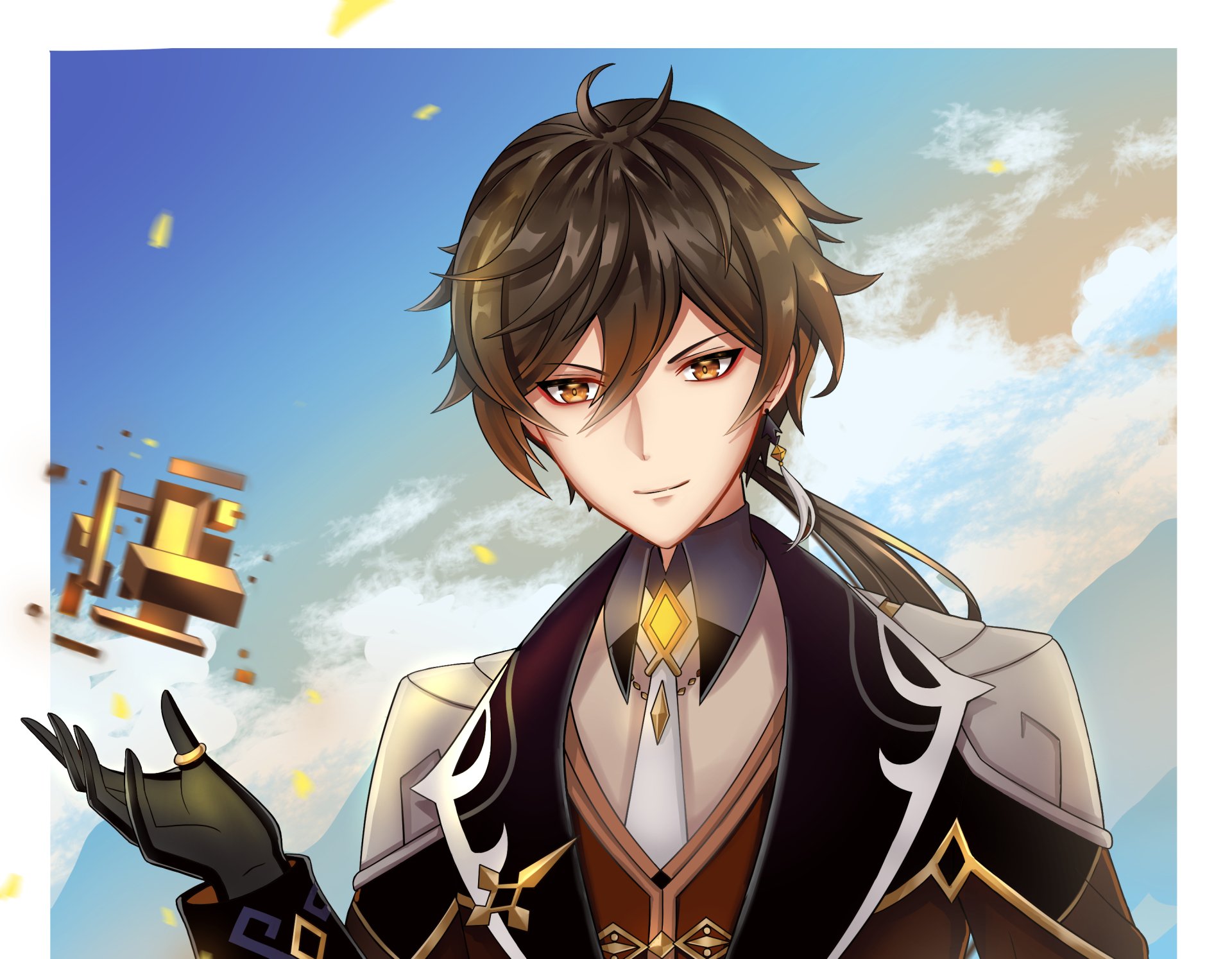 Download Zhongli (Genshin Impact) Video Game Genshin Impact HD Wallpaper by Ryuune