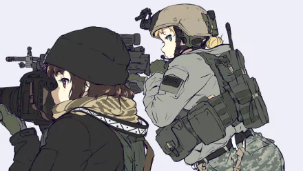 Anime military military anime HD Desktop Wallpaper | Background Image
