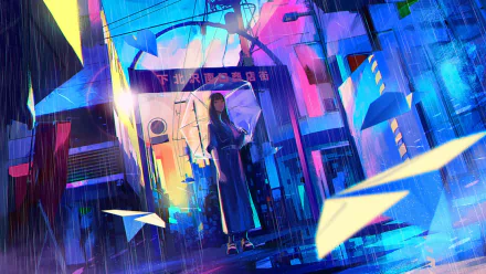 Anime girl anime girl HD Desktop Wallpaper | Background Image