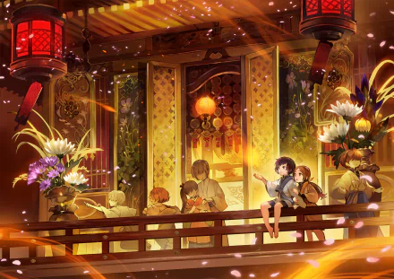 Anime interior HD Desktop Wallpaper | Background Image