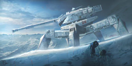 futuristic Sci Fi robot HD Desktop Wallpaper | Background Image