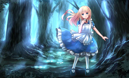 Anime Alice In Wonderland HD Desktop Wallpaper | Background Image