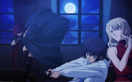 Bouquet Mireille Kirika Yuumura Anime Noir HD Desktop Wallpaper | Background Image