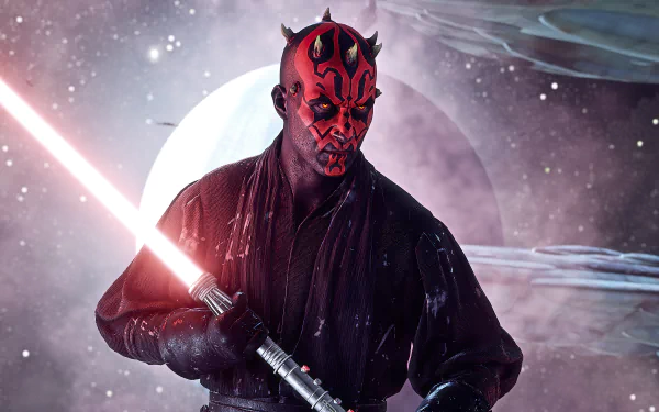 Sith (Star Wars) lightsaber Star Wars Darth Maul video game Star Wars Battlefront II (2017) HD Desktop Wallpaper | Background Image