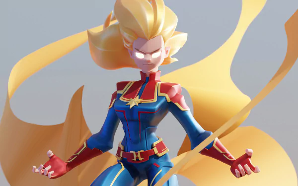 Carol Danvers Comic Captain Marvel HD Desktop Wallpaper | Background Image