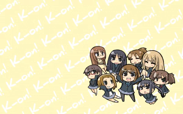 Jun Suzuki Azusa Nakano Yui Hirasawa Ritsu Tainaka Nodoka Manabe Tsumugi Kotobuki Ui Hirasawa Mio Akiyama Sawako Yamanaka Anime K-ON! HD Desktop Wallpaper | Background Image