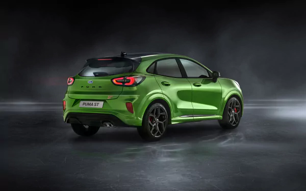 compact car SUV green car car Ford vehicle Ford Puma ST HD Desktop Wallpaper | Background Image