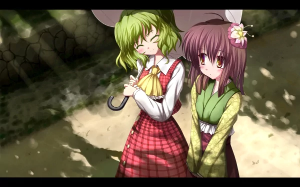 Hieda no Akyuu Yuuka Kazami Anime Touhou HD Desktop Wallpaper | Background Image