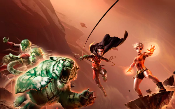 Garfield Logan DC Comics Beast Boy Robin (DC Comics) Terra (DC Comics) Damian Wayne movie Teen Titans: The Judas Contract HD Desktop Wallpaper | Background Image