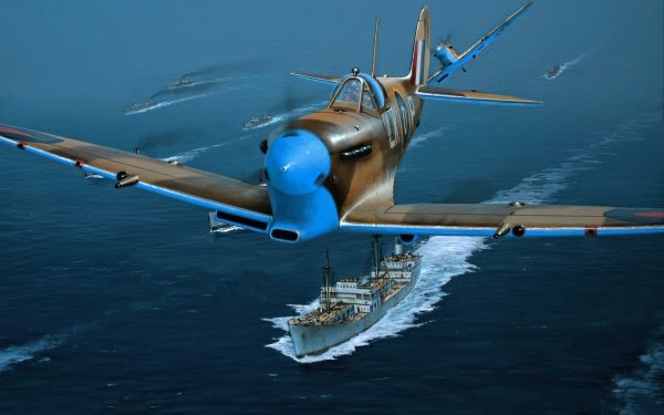 Military Supermarine Spitfire Military Aircraft Airplane Warplane HD Wallpaper | Background Image