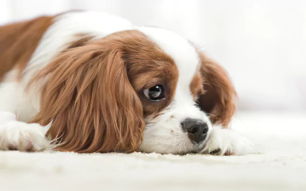 cavalier king charles spaniel dog muzzle Animal King Charles Spaniel HD Desktop Wallpaper | Background Image