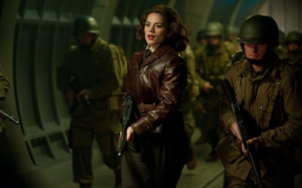 Movie Captain America: The First Avenger Captain America Hayley Atwell Peggy Carter HD Wallpaper | Background Image