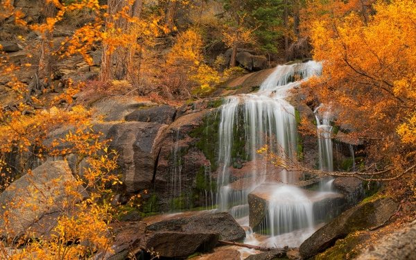 Earth Waterfall Waterfalls Fall California HD Wallpaper | Background Image