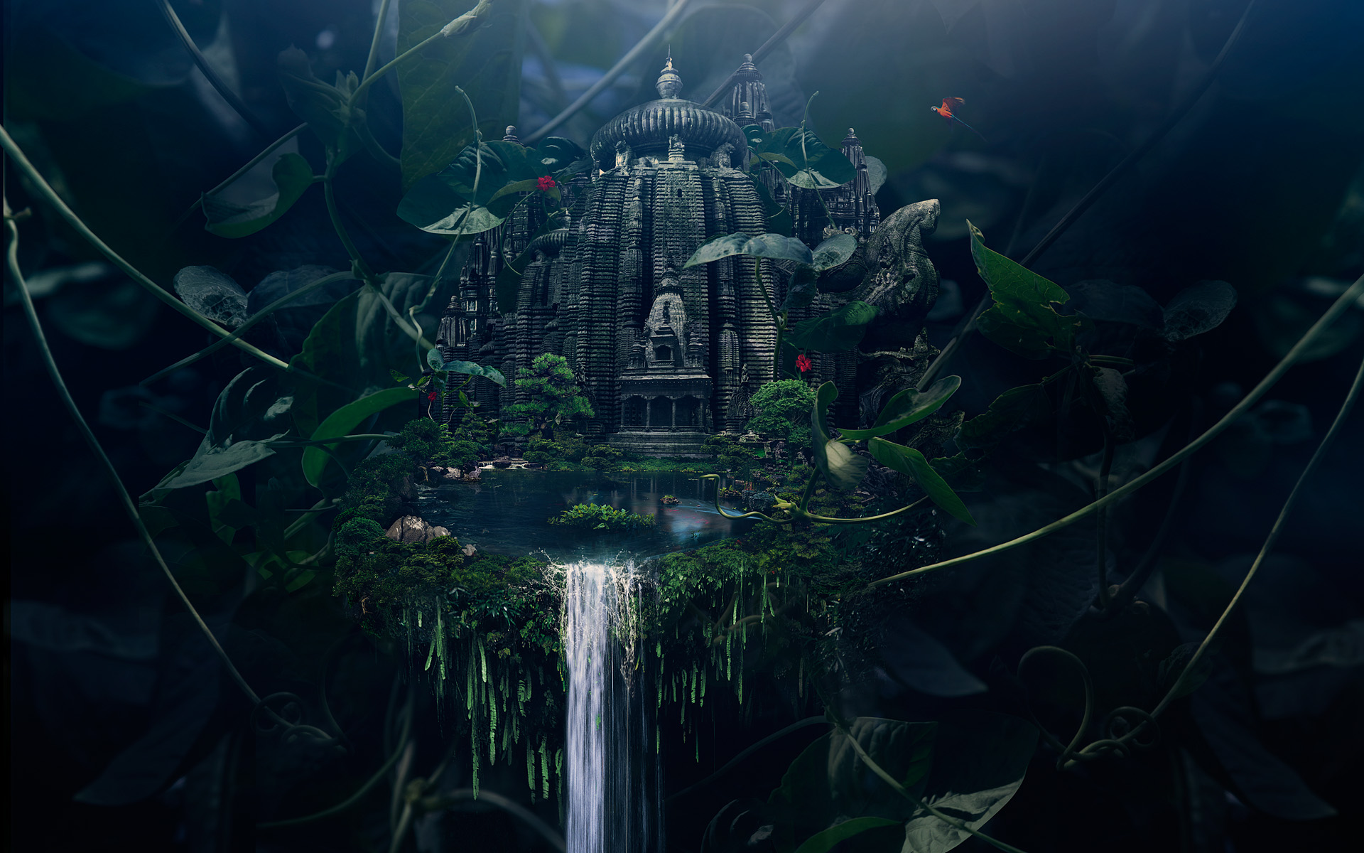 Fantasy Castle HD Wallpaper