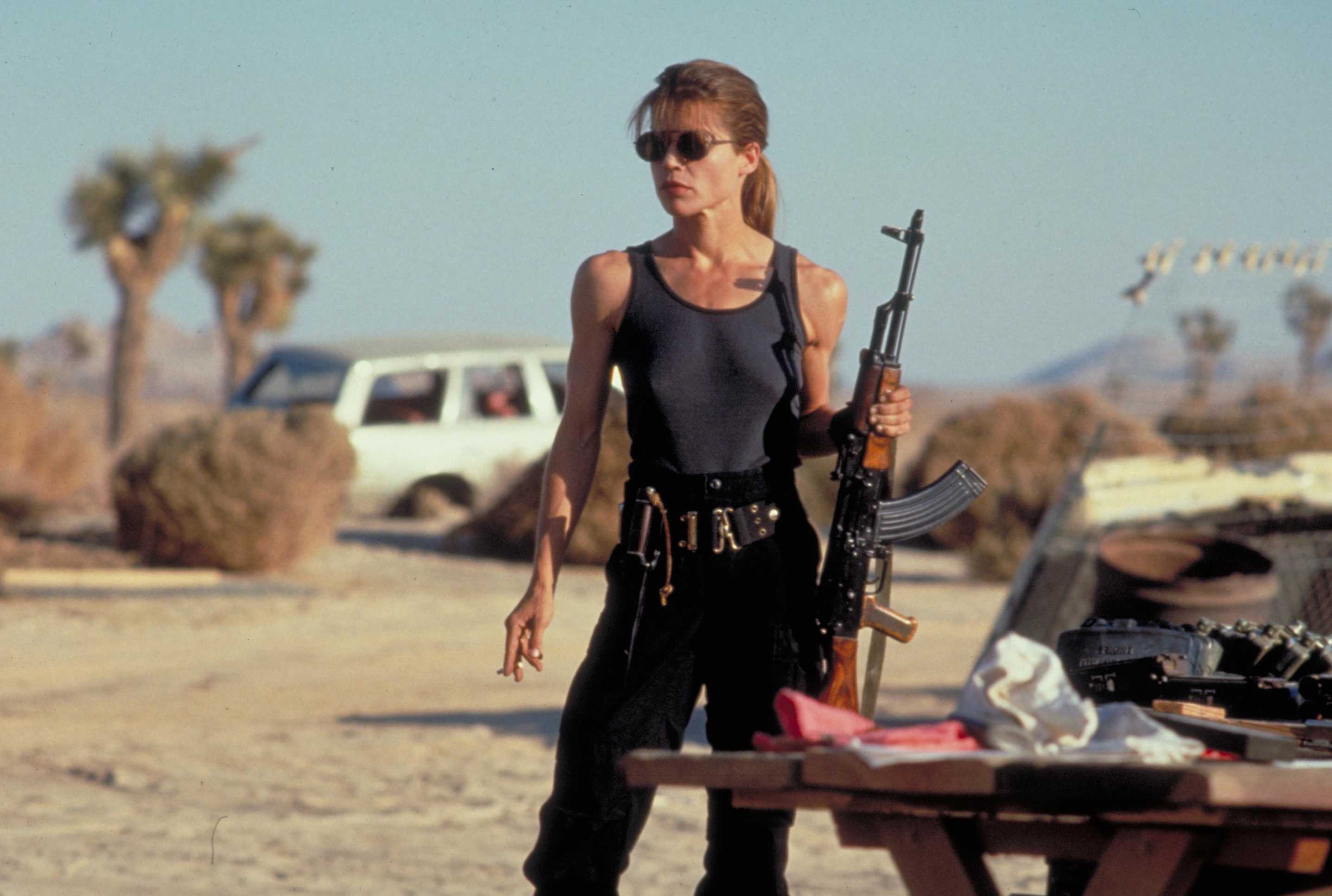 Sarah Connor in Terminator 2: Judgment Day.
