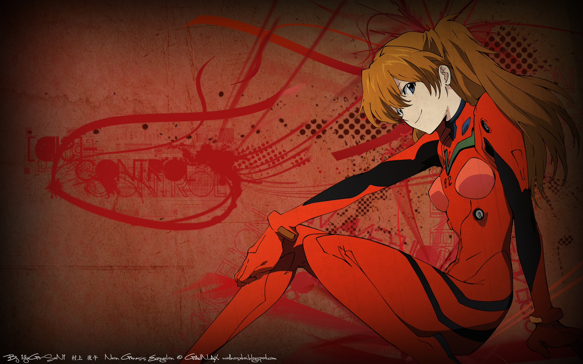 Evangelion Asuka Langley Sohryu Art Wallpaper - Anime Wallpaper