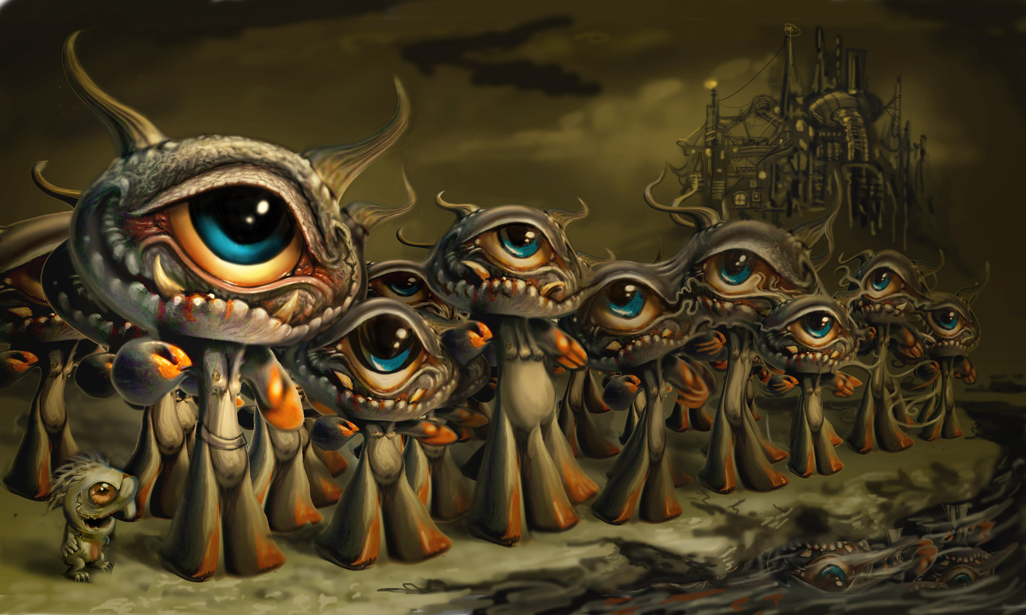 Fantasy creature desktop wallpaper by Jason Jacenko