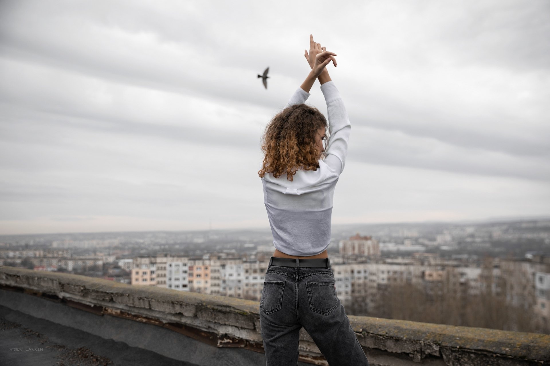 Download Model Jeans Woman Mood HD Wallpaper by Denis Lankin