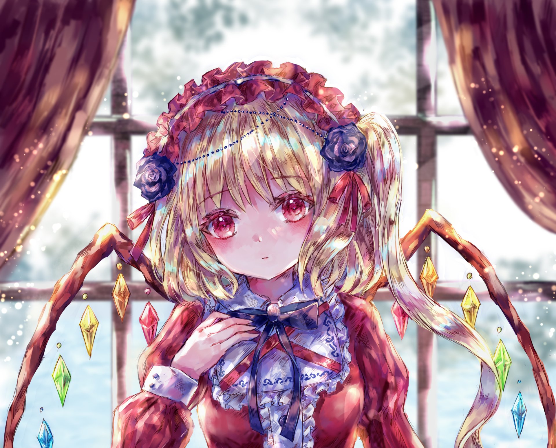 Download Flandre Scarlet Anime Touhou HD Wallpaper by すずしな綺雪