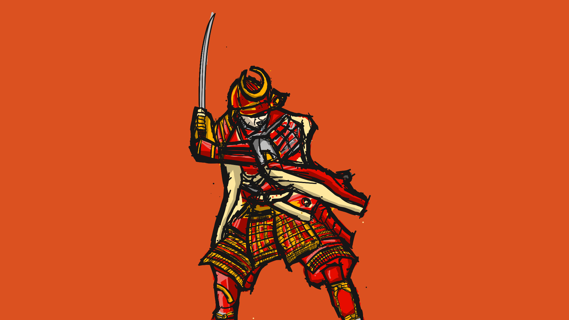 Red Samurai Hd Wallpaper Background Image 19x1080