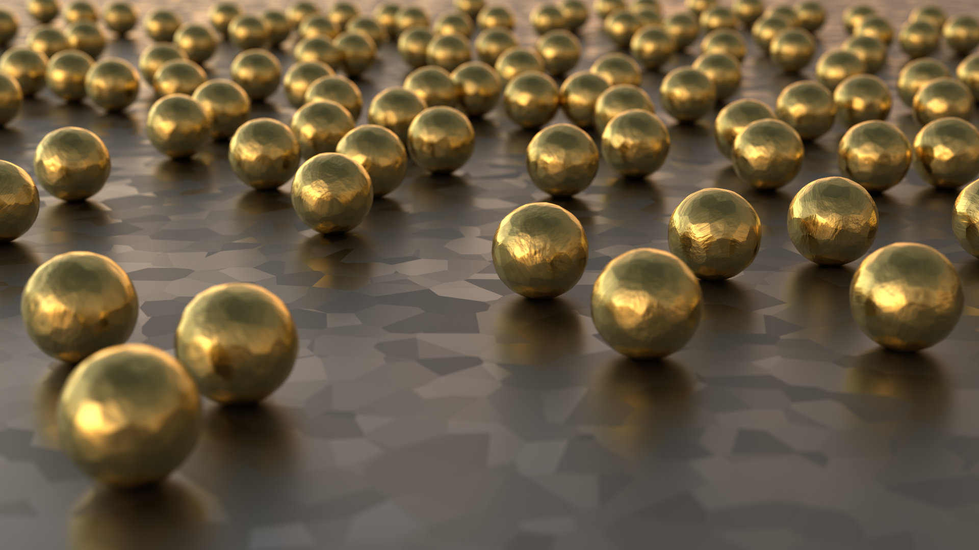 Gold Marbles by Luke100000