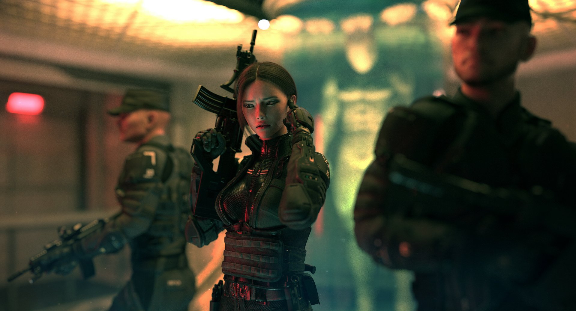 Download Woman Warrior Military Woman HD Wallpaper by Lou LL