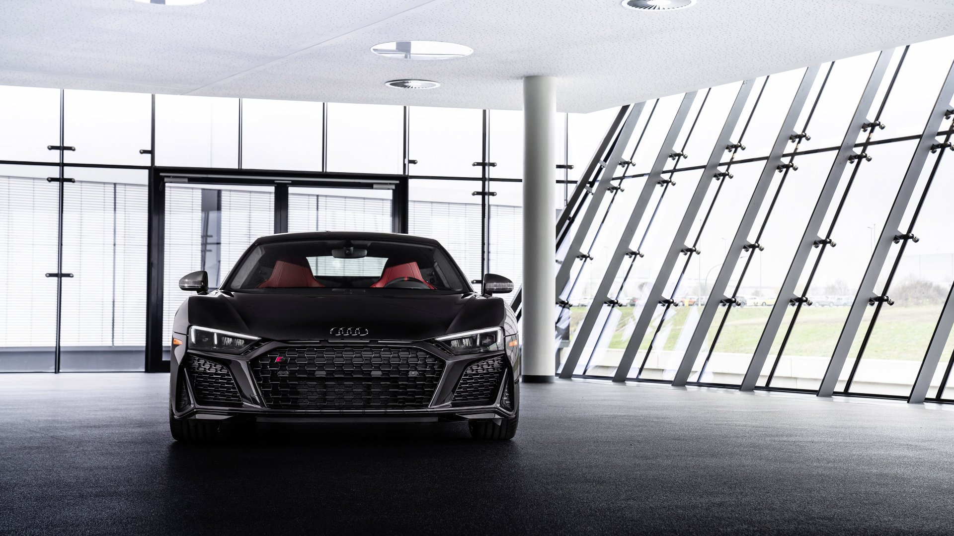 Download Black Car Car Audi Audi R8 Vehicle Audi R8 RWD 4k Ultra HD Wallpaper