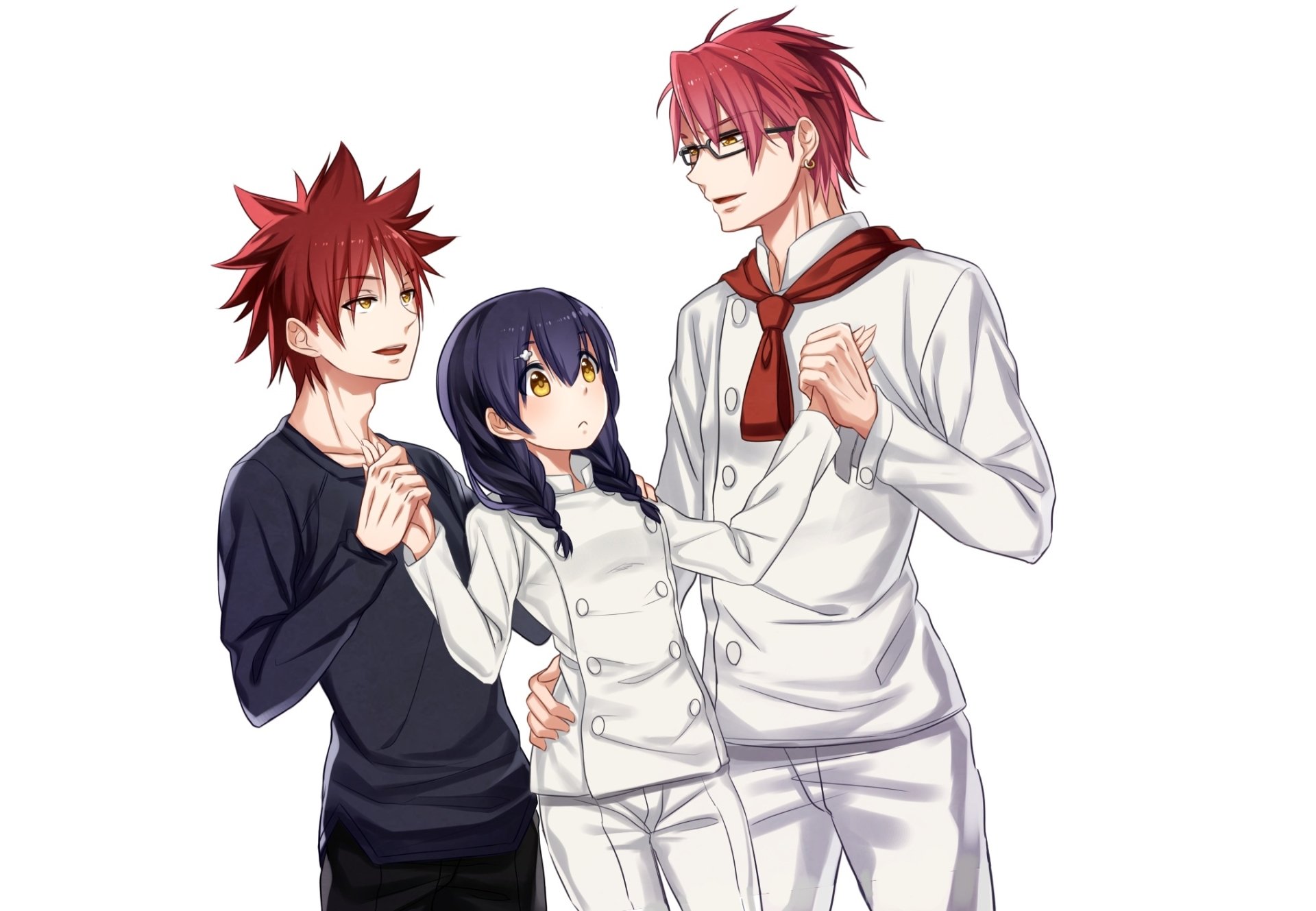 Download Kojirō Shinomiya Megumi Tadokoro Sōma Yukihira Anime Food Wars ...