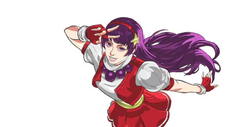  Athena Asamiya Anime Version
