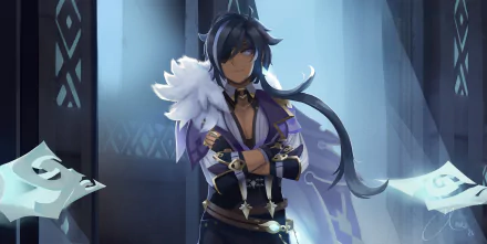 Kaeya (Genshin Impact) video game Genshin Impact HD Desktop Wallpaper | Background Image