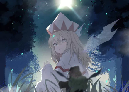 Lily White Anime Touhou HD Desktop Wallpaper | Background Image