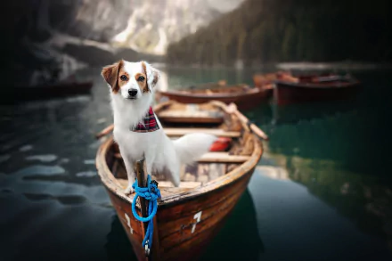 boat dog Animal Kooikerhondje HD Desktop Wallpaper | Background Image