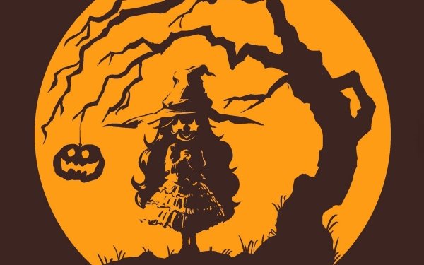 Holiday Halloween Witch HD Wallpaper | Background Image