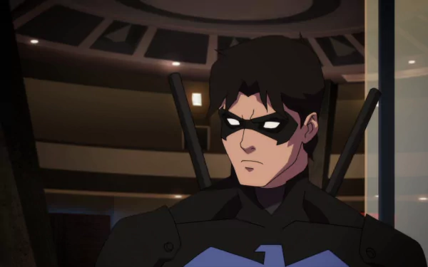 Young Justice (TV Show) black hair Dick Grayson Nightwing TV Show Young Justice HD Desktop Wallpaper | Background Image