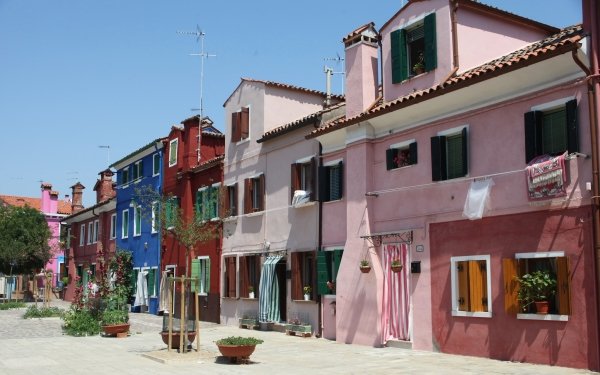 Man Made Venice Cities Italy House Burano HD Wallpaper | Background Image