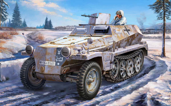 military armored personnel carrier HD Desktop Wallpaper | Background Image