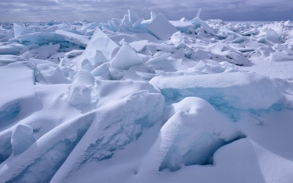 Earth Floe Ice Winter Snow Nature HD Wallpaper | Background Image