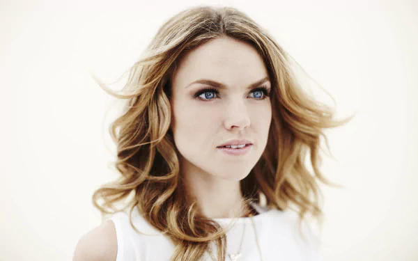 blue eyes blonde face Welsh actress woman Erin Richards HD Desktop Wallpaper | Background Image