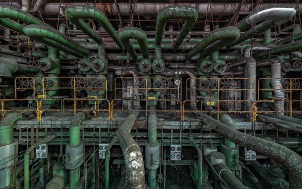 pipe man made factory HD Desktop Wallpaper | Background Image