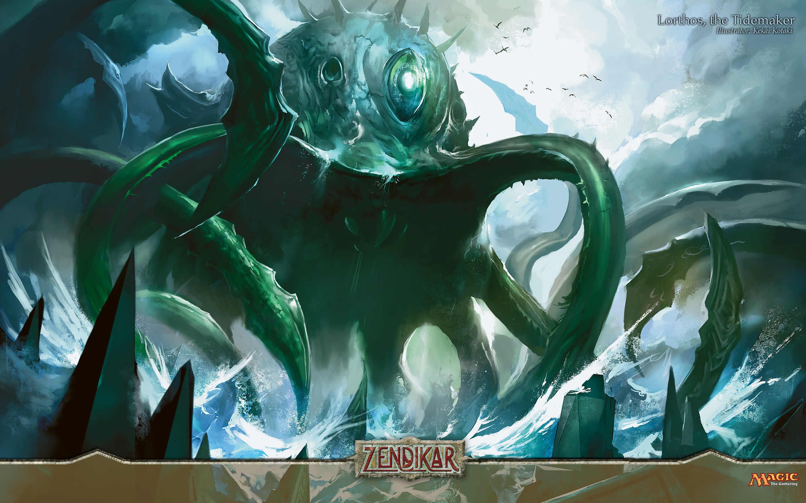 magic the gathering green wallpaper