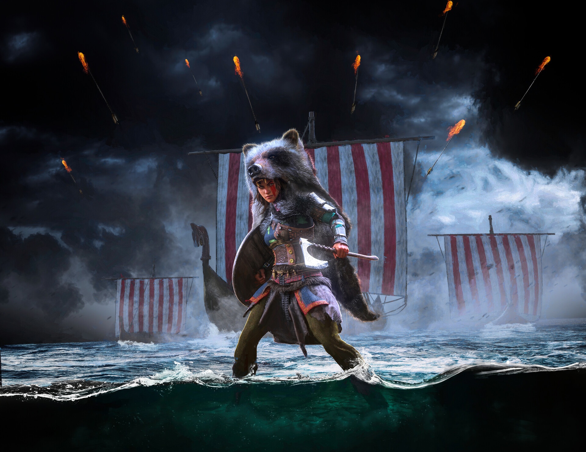 Fantasy Viking HD Wallpaper | Background Image