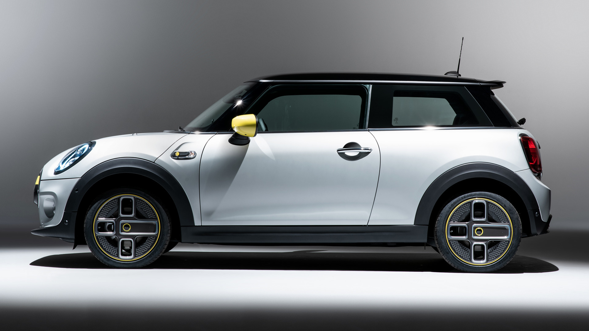 Download Car White Car Vehicle Mini Cooper S E HD Wallpaper