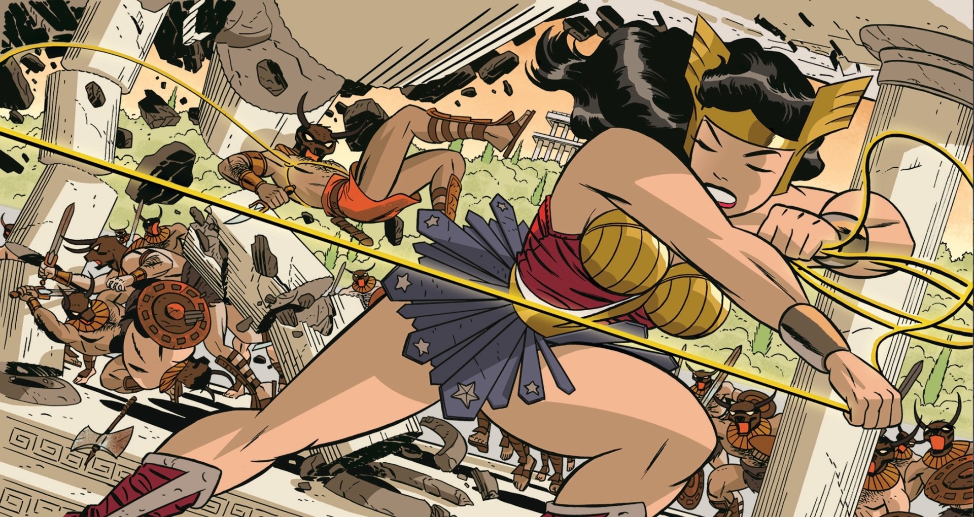 Download Lasso Of Truth DC Comics Diana Prince Comic Wonder Woman HD Wallpaper by Darwyn Cooke