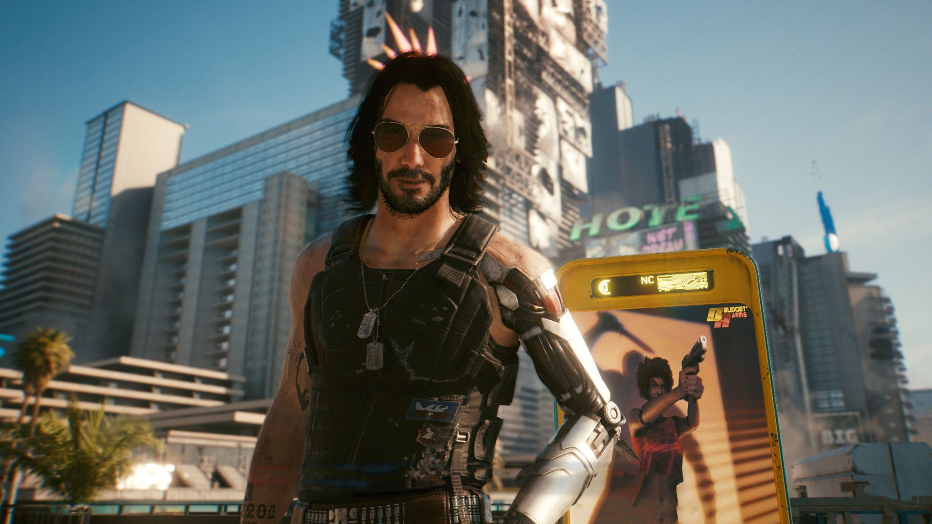 Download Keanu Reeves Johnny Silverhand Video Game Cyberpunk 2077 4k   Thumb 1920 1121608 