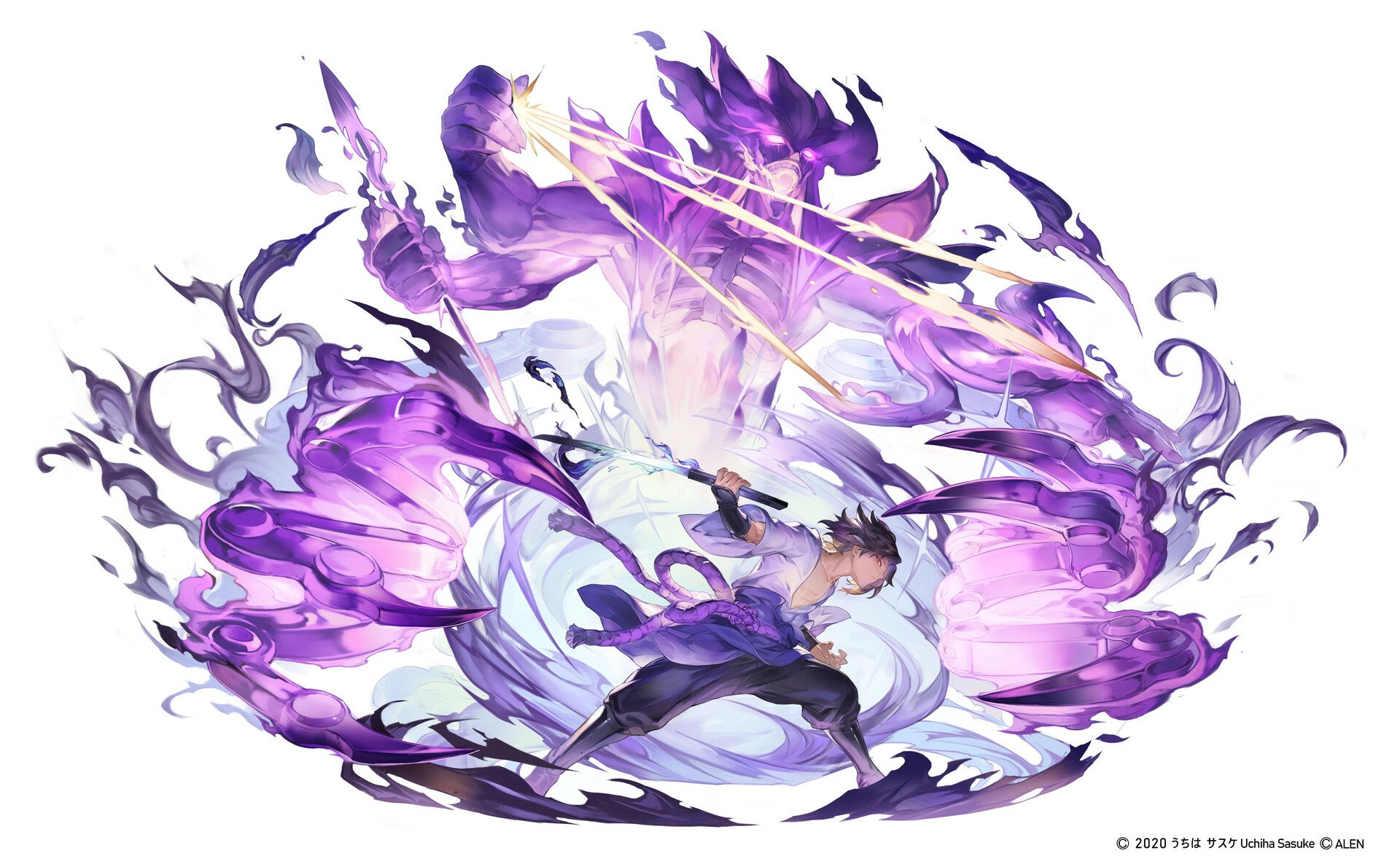 Download Sasuke Uchiha Anime Naruto Susanoo (Naruto) HD Wallpaper by ALEN LI